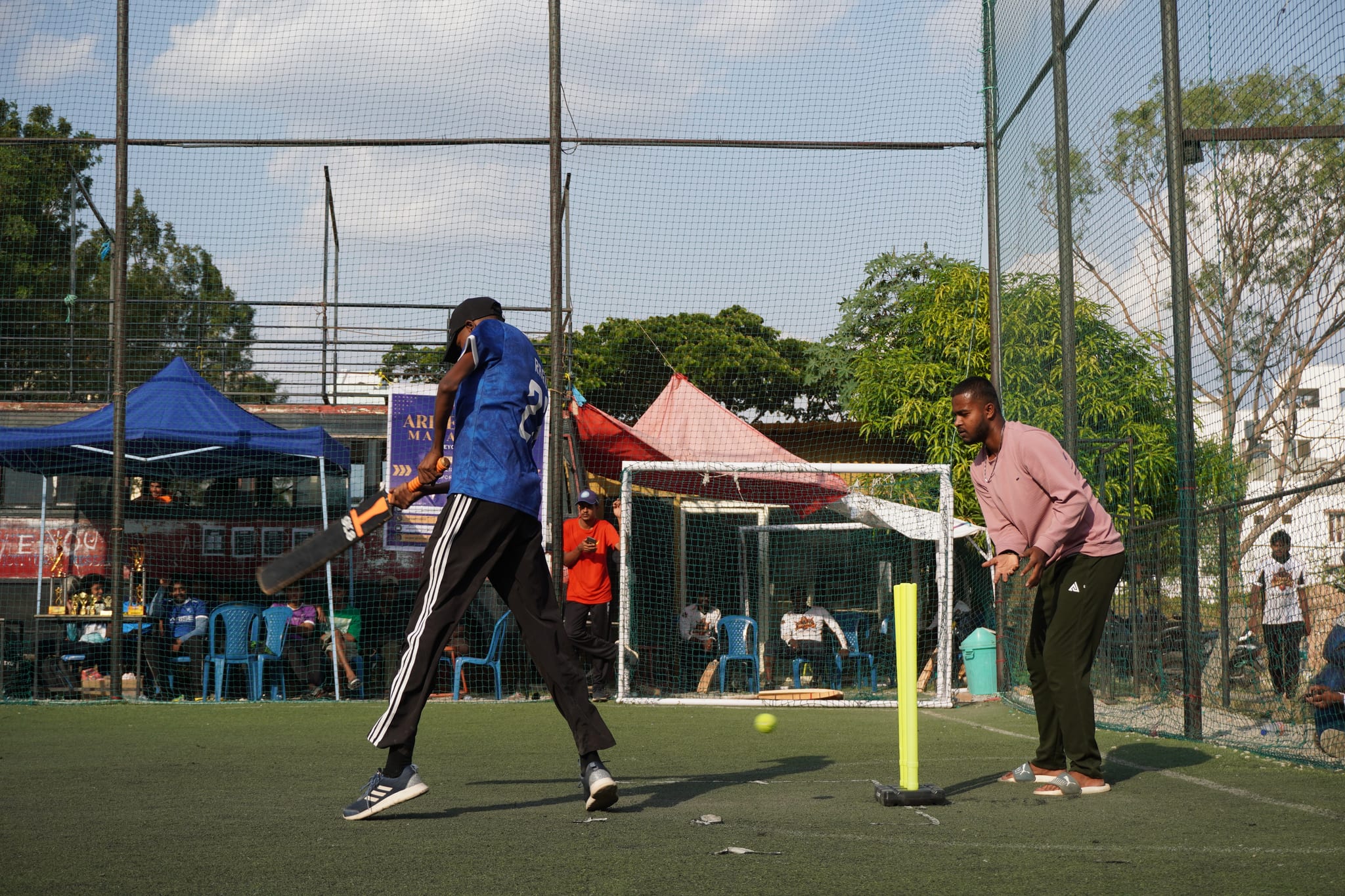 Indoor cricket photo