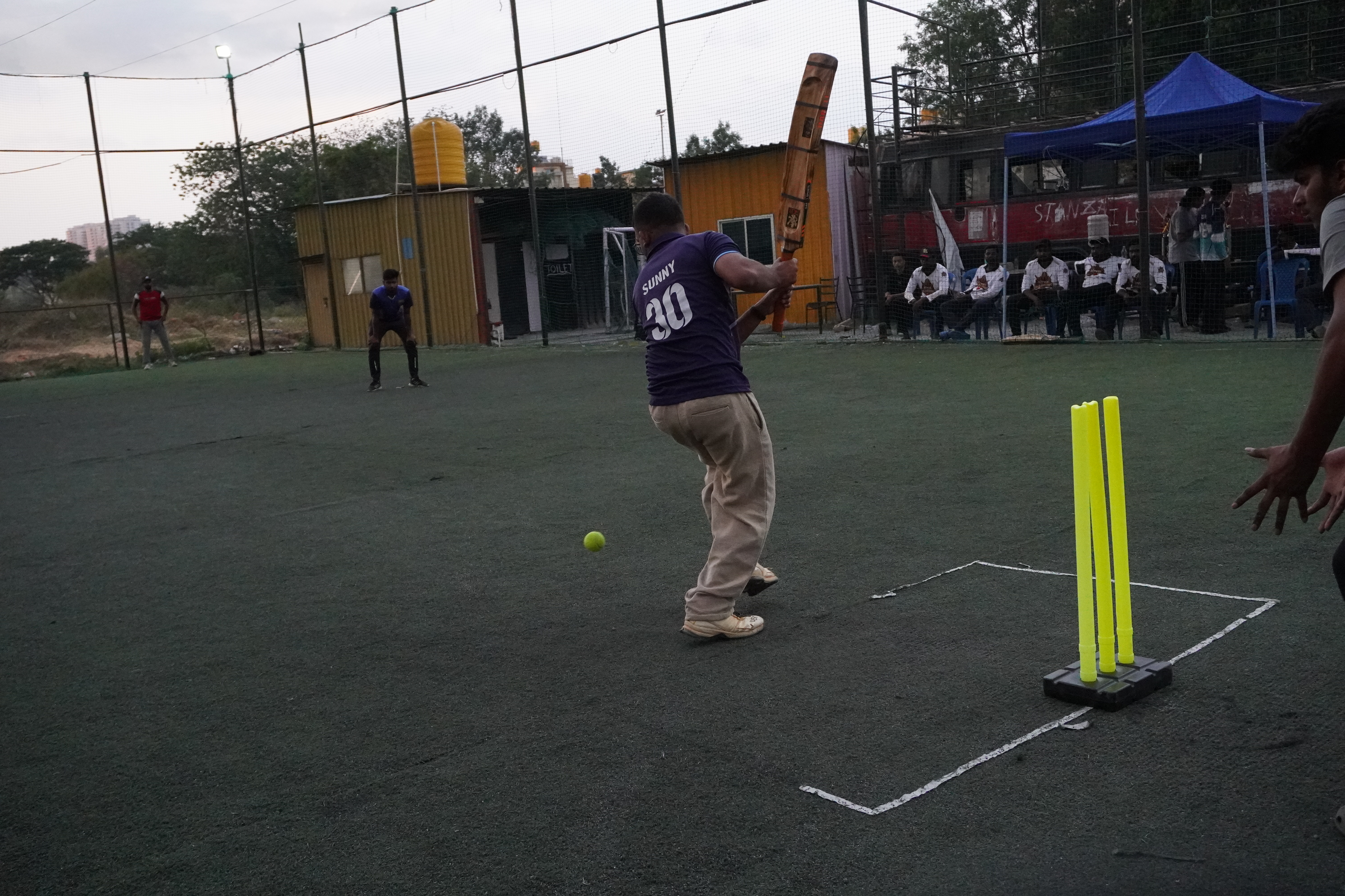 Indoor cricket photo
