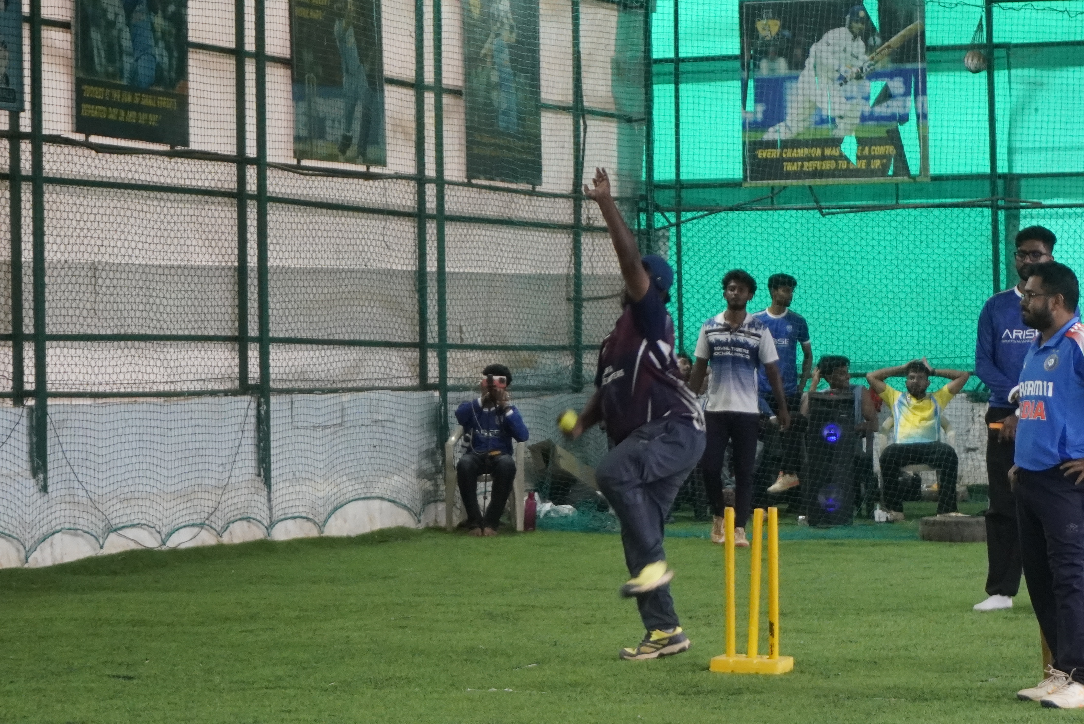 Indoor cricket photo