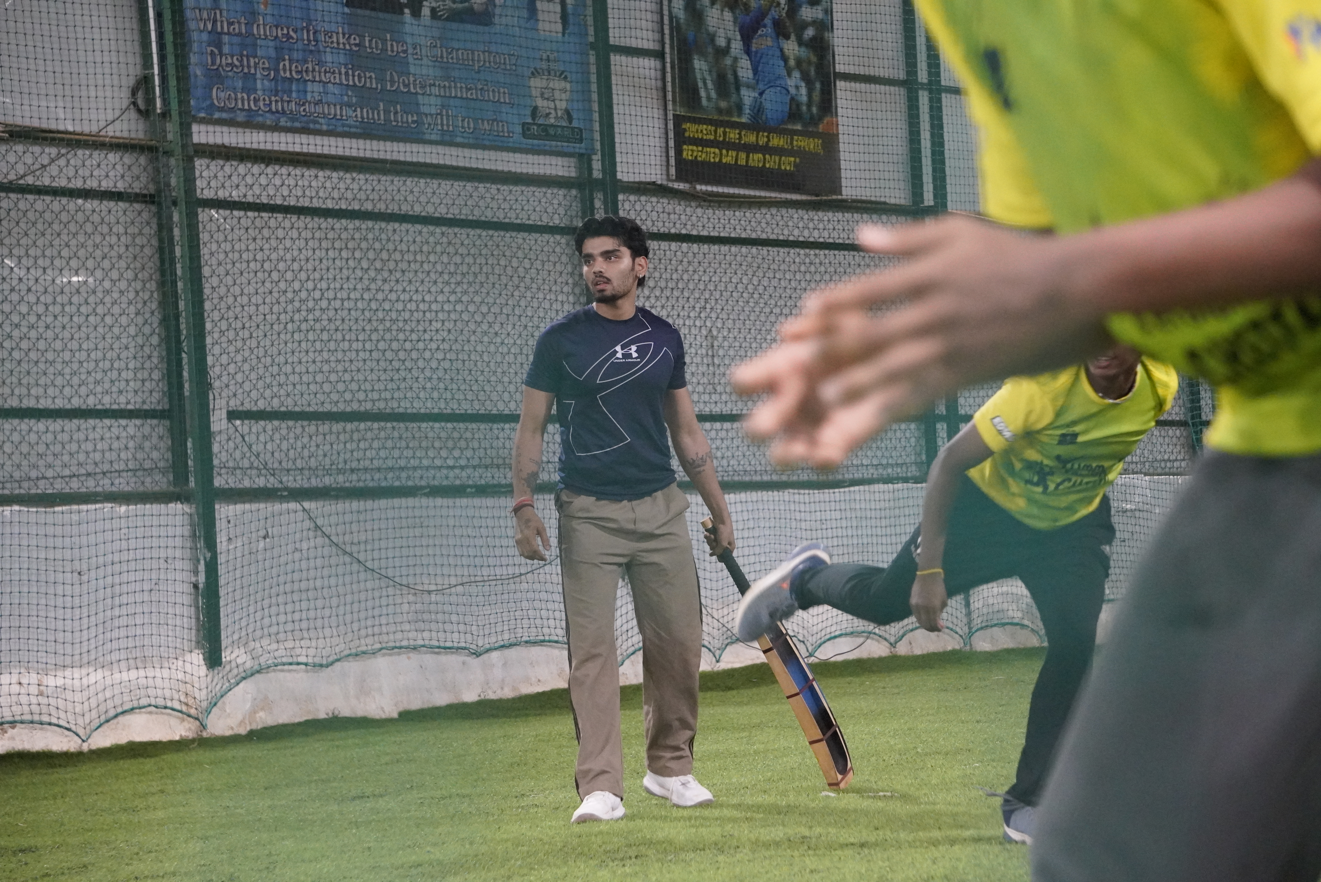Indoor cricket photo