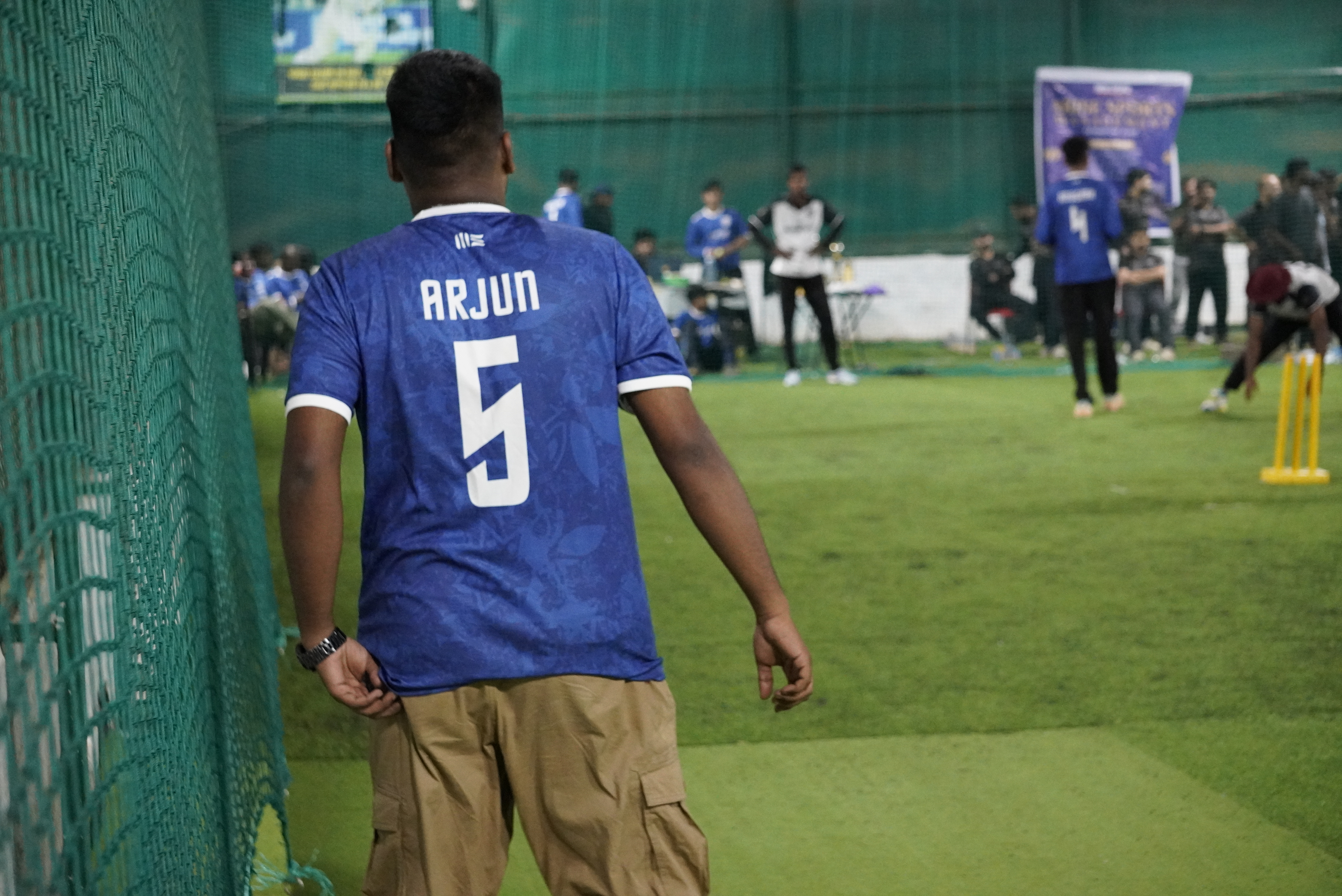 Indoor cricket photo