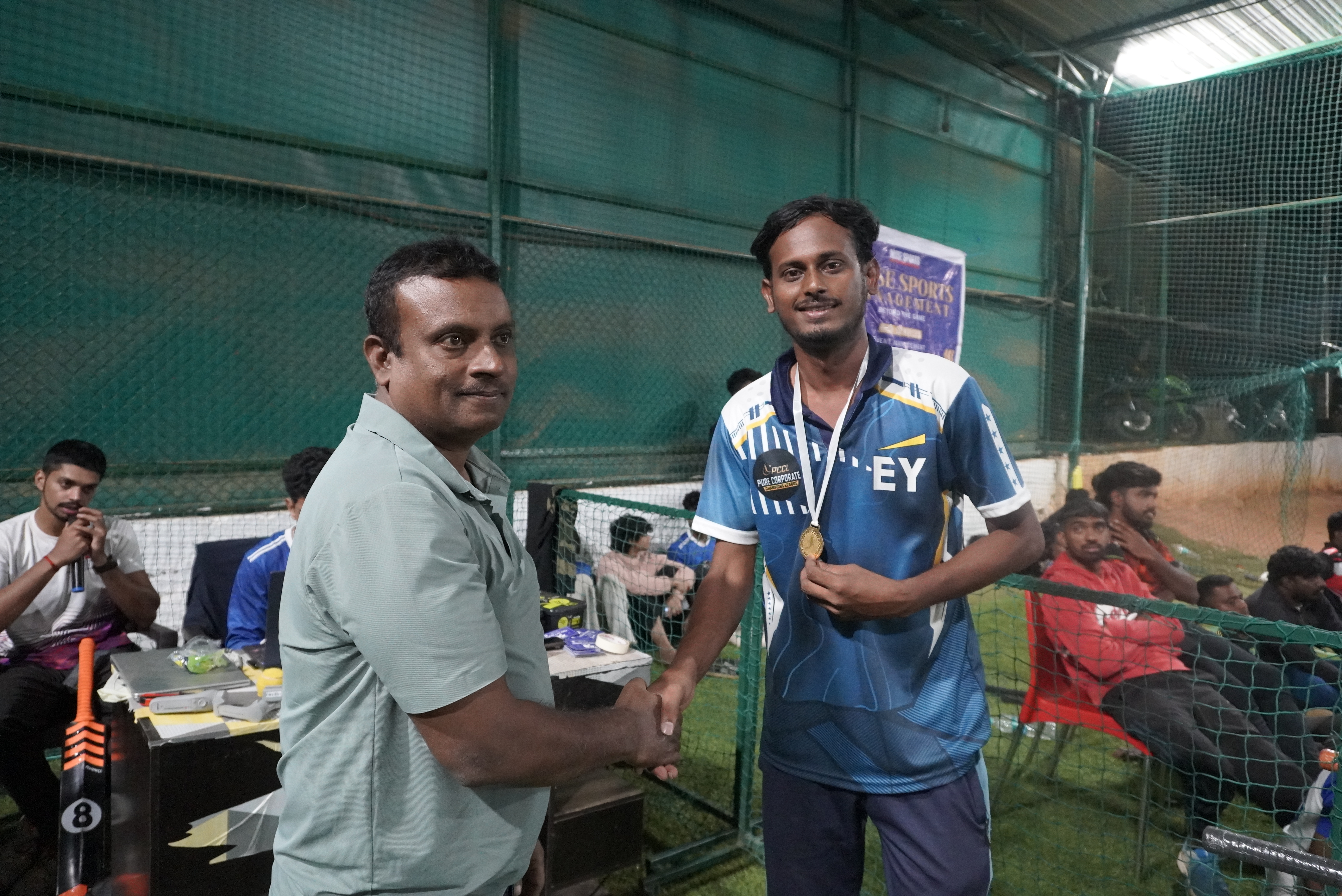 Indoor cricket photo