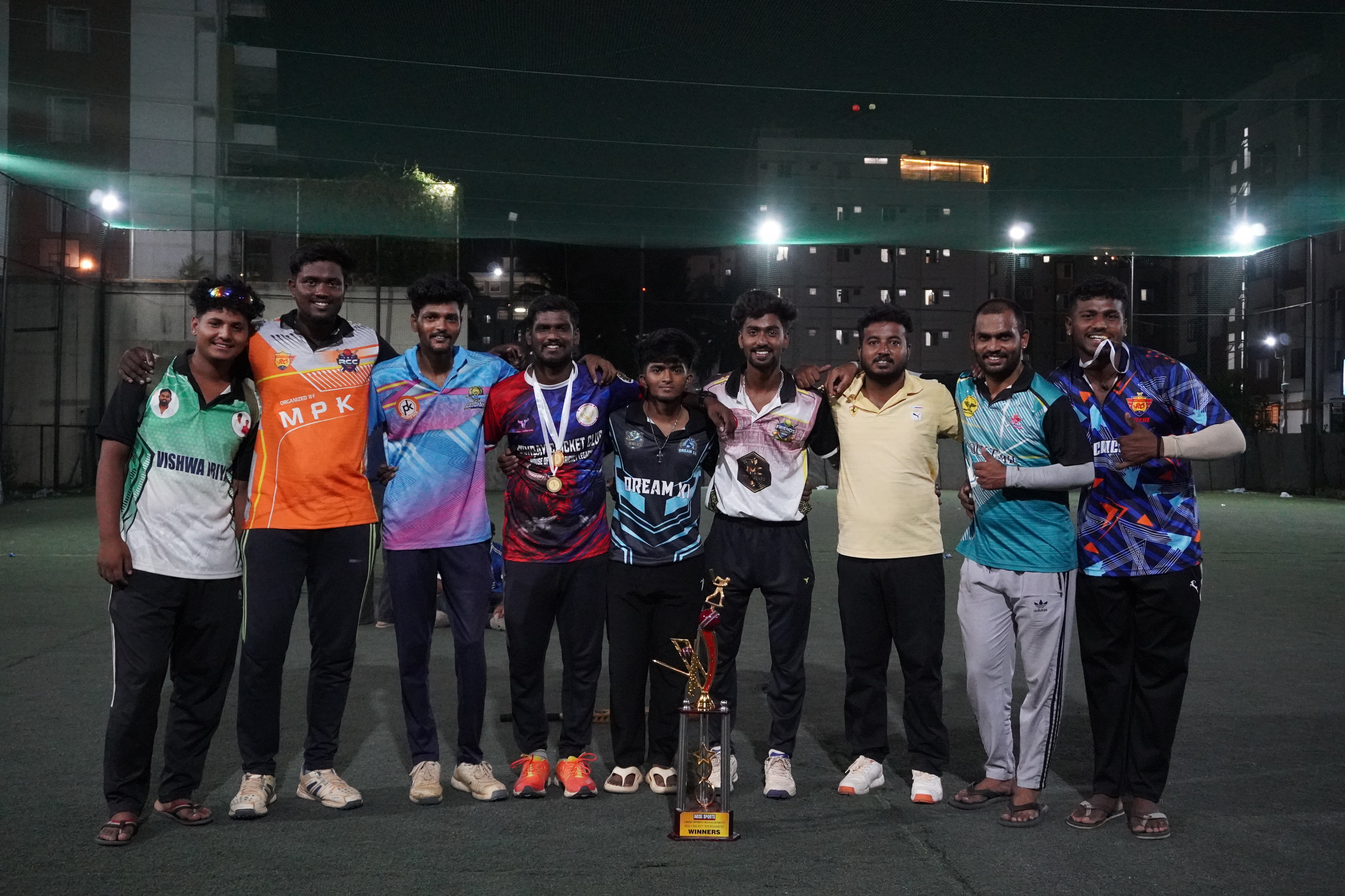 Indoor sports action