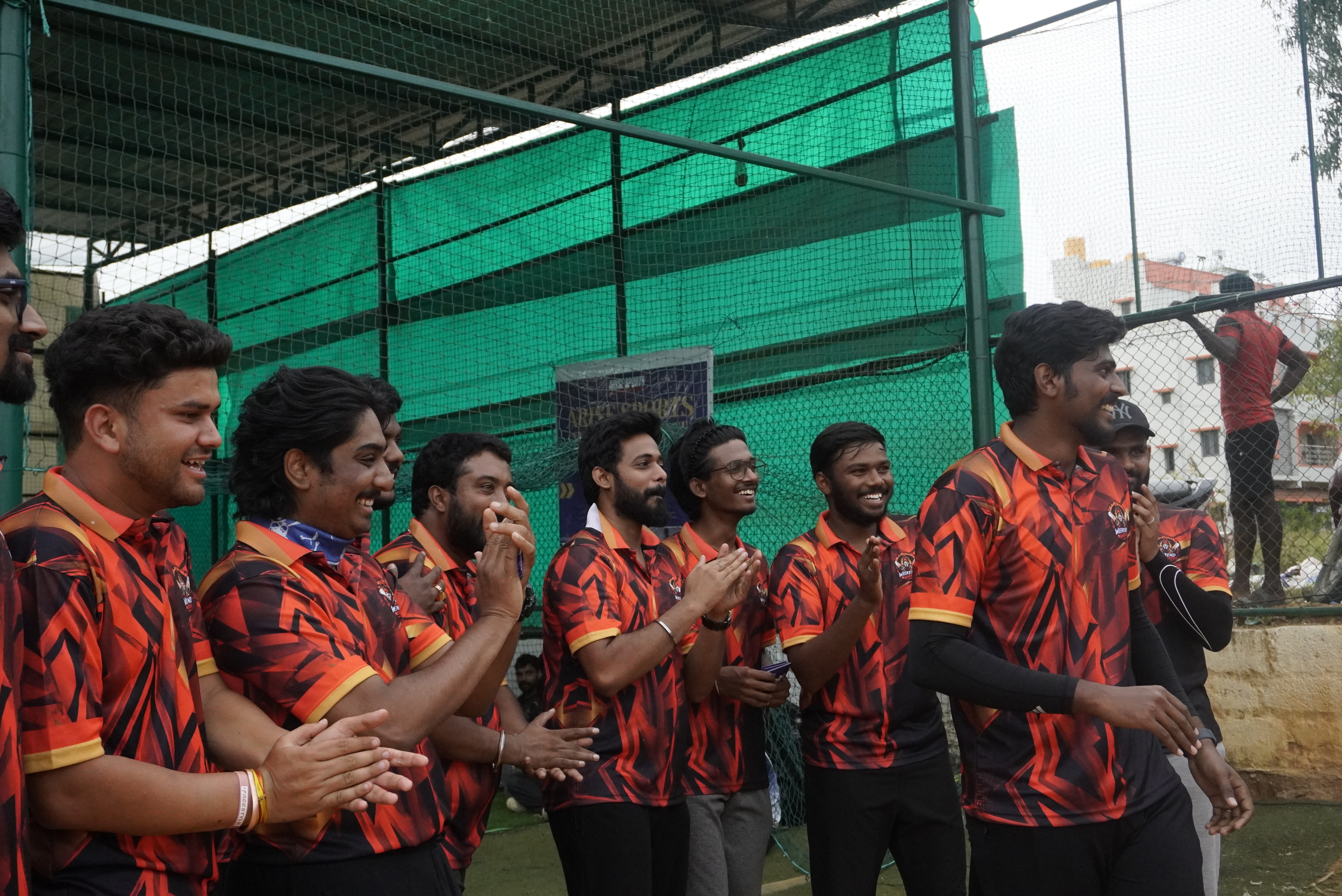 Indoor sports action