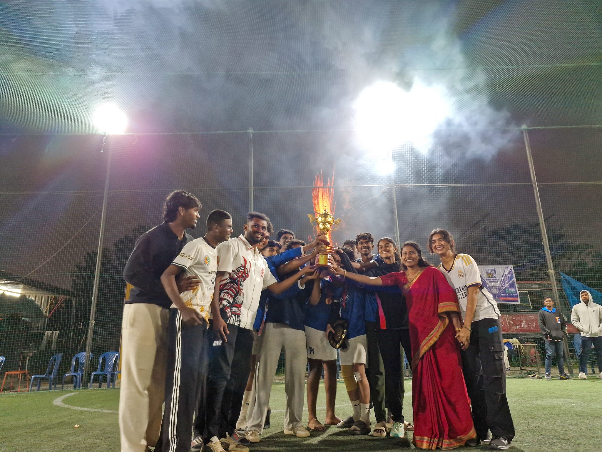 Arise Sports trophy celebration